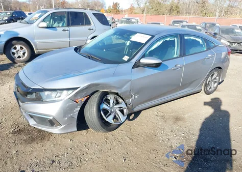 2020 Honda Civic Lx из США, поврежденный, VIN 2HGFC2F62LH535342